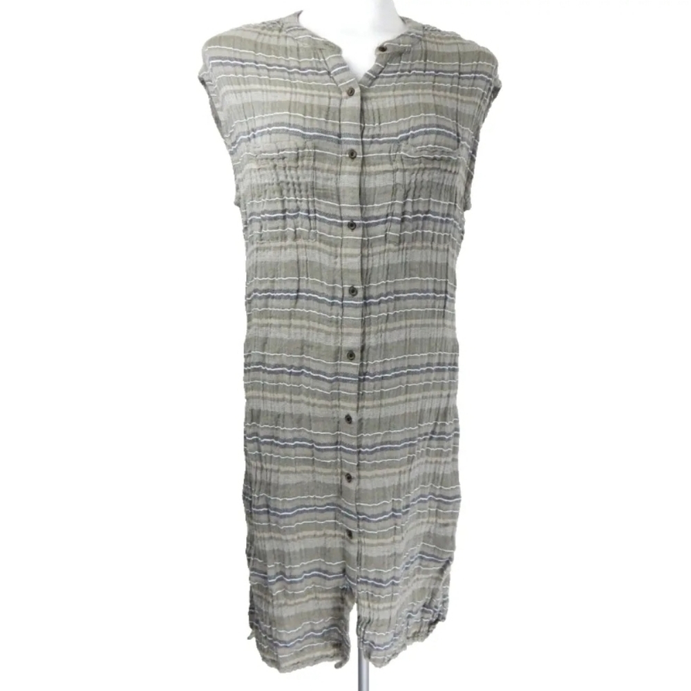 Prana Buenos Dias Crinkle Cotton Dress